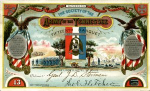 Biglietto per ammettere il generale John D. Stevenson da Unknown